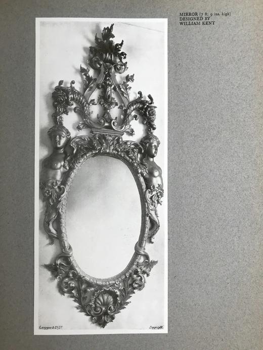 8开本 1909年 十七-十八世纪英国豪宅装饰与家具图集 约150幅插图 漆布精装 商品图13