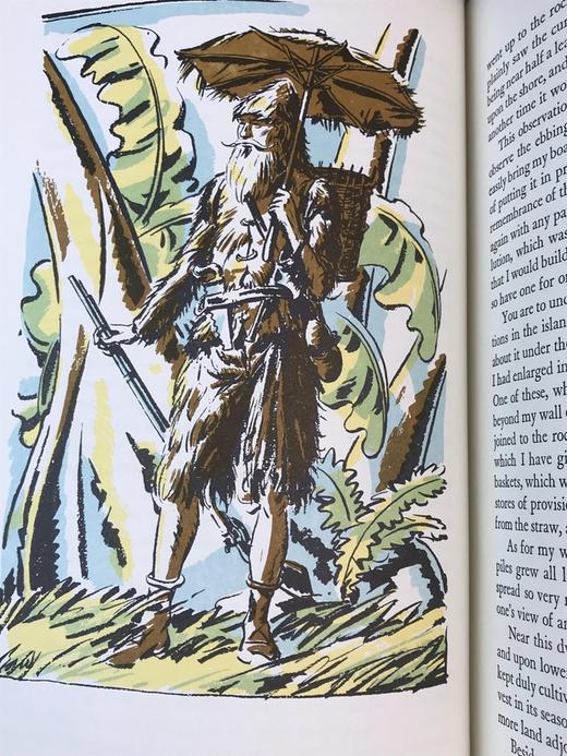 丹尼尔・笛福《鲁滨逊漂流记》配多幅精美彩色插图 豪华皮装 商品图6