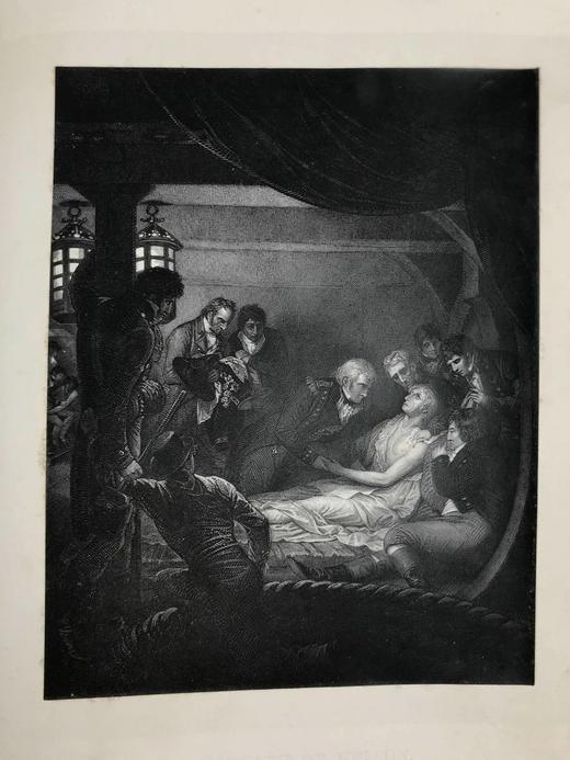 1877年 罗伯特·骚赛《纳尔逊勋爵传》 12幅版画插图 全真皮精装大32开 商品图13
