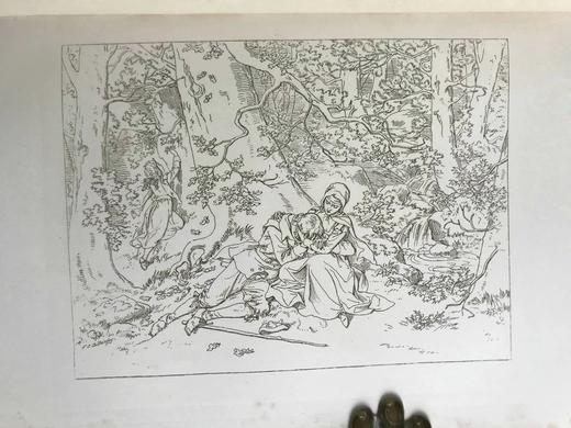 1892年 霍桑《红字》 12幅插图 布面精装32开 商品图11