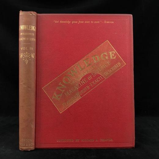 1883年1-6月 科学知识杂志 配插图 漆布精装16开 商品图0