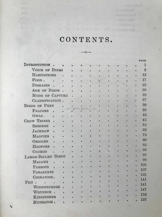 约19世纪后期 笼养鸟类指南 10余幅版画插图 漆布精装36开 商品图5