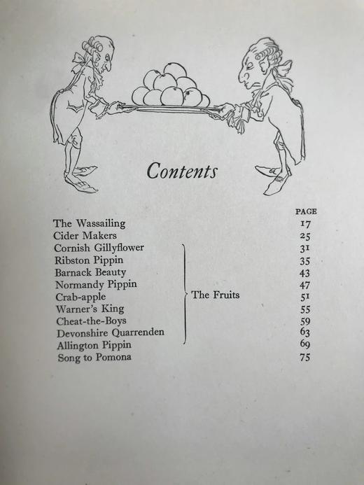 约20世纪早期 菲尔波茨《一碟苹果》 鬼才拉克姆3幅彩色7幅黑白插图 漆布精装32开 商品图4