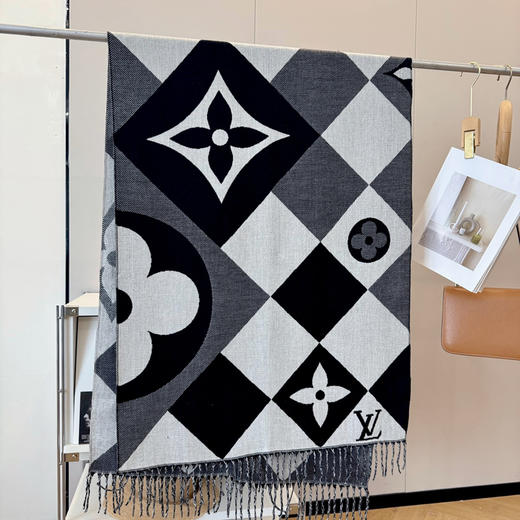 秋冬特惠💰150 LV围巾 上新！秋冬男女同款，高端羊绒针织围巾 商品图2