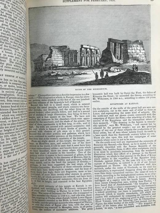 1836年1~6月 星期六杂志 配大量版画插图 布脊精装16开 商品图12