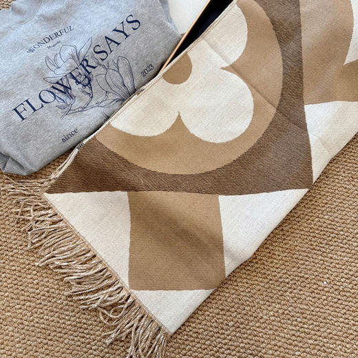 秋冬特惠💰150 LV围巾 上新！秋冬男女同款，高端羊绒针织围巾 商品图4