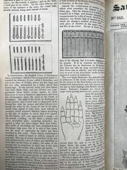 1836年1~6月 星期六杂志 配大量版画插图 布脊精装16开 商品图10