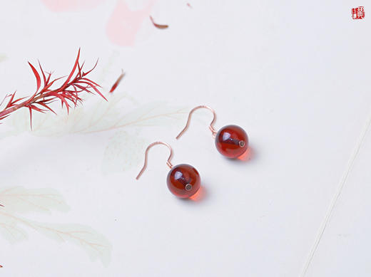 血珀（琥珀）耳坠 商品图3