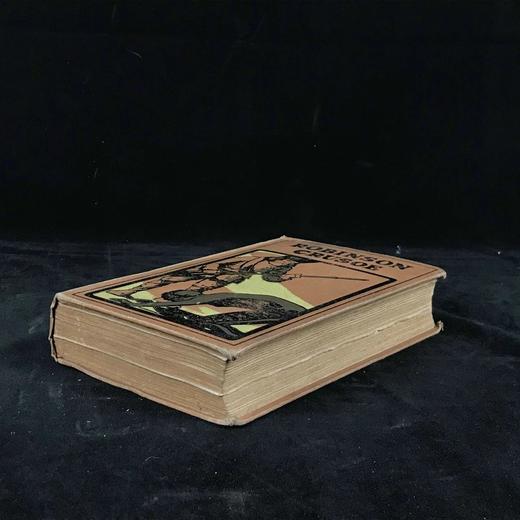 1899年 鲁宾逊漂流记 20幅版画插图 漆布精装大32开 商品图1