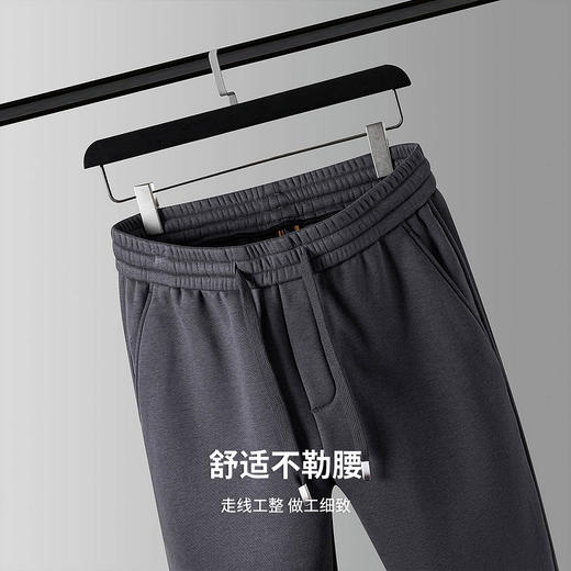 【聚热锁温】圣得西中青年男款休闲裤2025年冬季保暖束脚系绳长裤 商品图7
