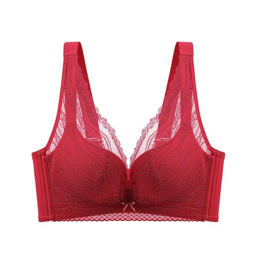 点此购买 爱慕浮雕蕾丝短蝴蝶结薄杯文胸 艾 339624 商品图3