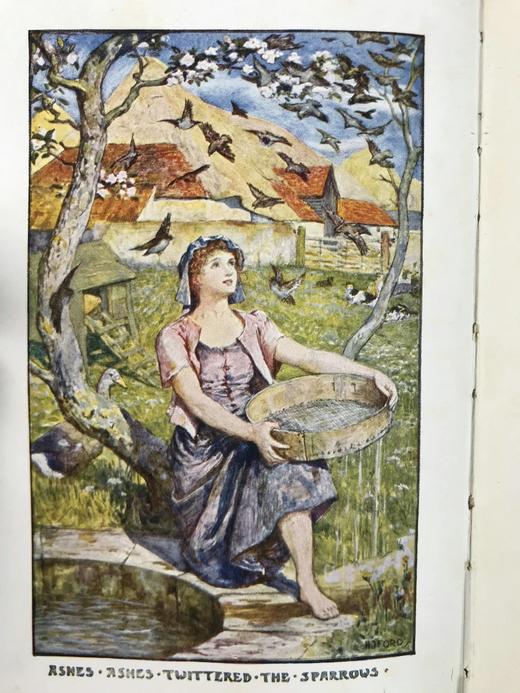 1906年 安德鲁·朗格《橙色童话书》 8幅彩色与大量黑白插图 漆布精装32开 商品图7