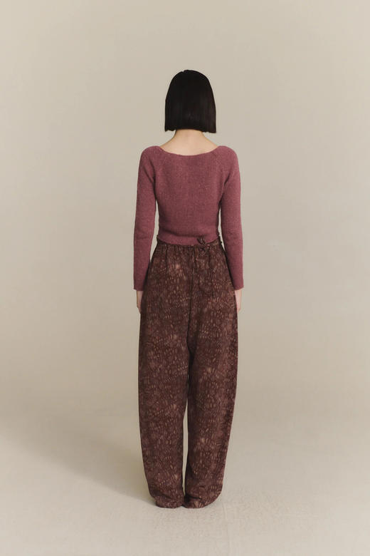 Cortana 26PS 烟熏玫瑰sylva丝棉麻针织开衫 商品图9