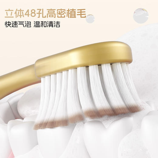 新年限定！【第二件0元！ 山姆同款牙刷】 宽密丝柔 高效深洁软毛护齿牙刷 超市家用6支家庭装成人牙刷 商品图2
