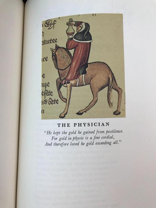 限量版！含藏书票 杰弗里・乔叟《坎特伯雷故事集》 配插图 富兰克林图书馆豪华皮装本 商品图12