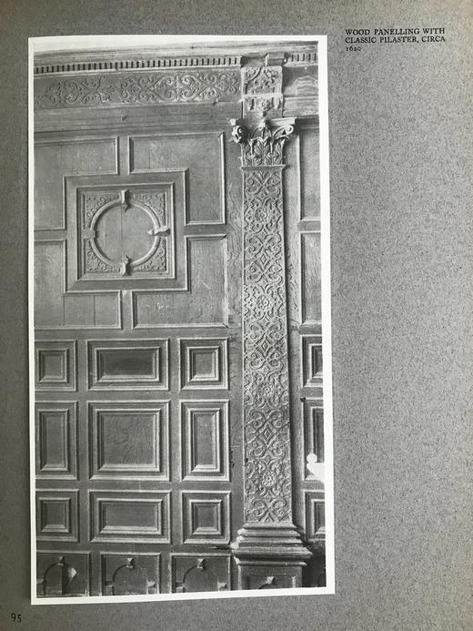 8开本 1909年 十七-十八世纪英国豪宅装饰与家具图集 约150幅插图 漆布精装 商品图7