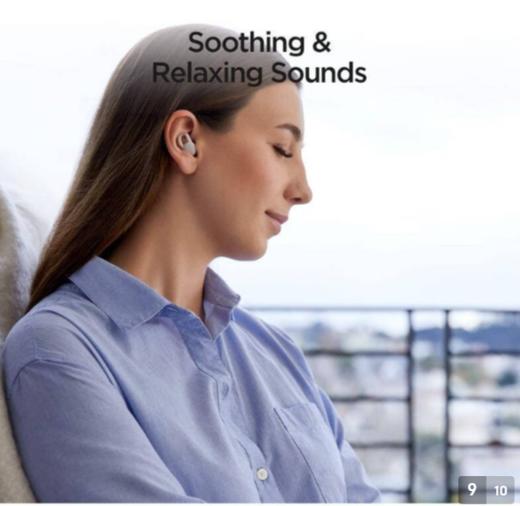 【非影音产品】华米 Zenbuds 智能睡眠耳机耳塞降噪 真无线入耳式闹钟 舒缓声音 超轻巧舒适专业睡眠 入耳式报警检测 商品图6