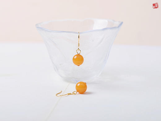 蜜蜡耳坠 商品图3