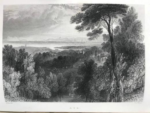 约19世纪后期 大英帝国风光图集（卷3） 百余幅精美版画插图 真皮精装16开 商品图9