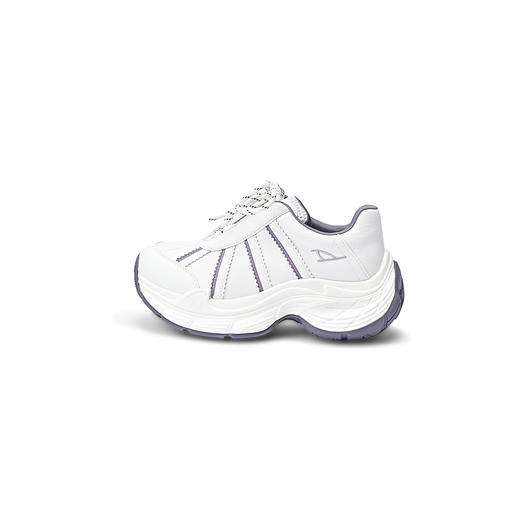 经典鲨2026年春专柜新款韩版拼色系带透气休闲跑步老爹鞋女KW326-617051 商品图6