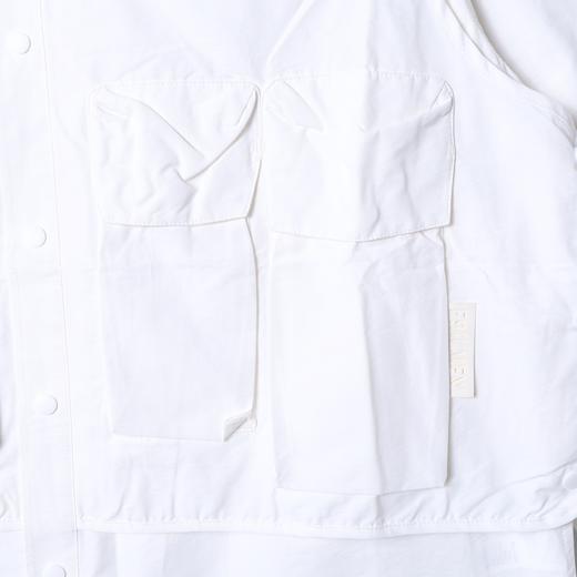 SDSA男士秋冬新款痞帅男装潮牌纯色拼接设计连帽衬衫百搭宽松衬衣 商品图2