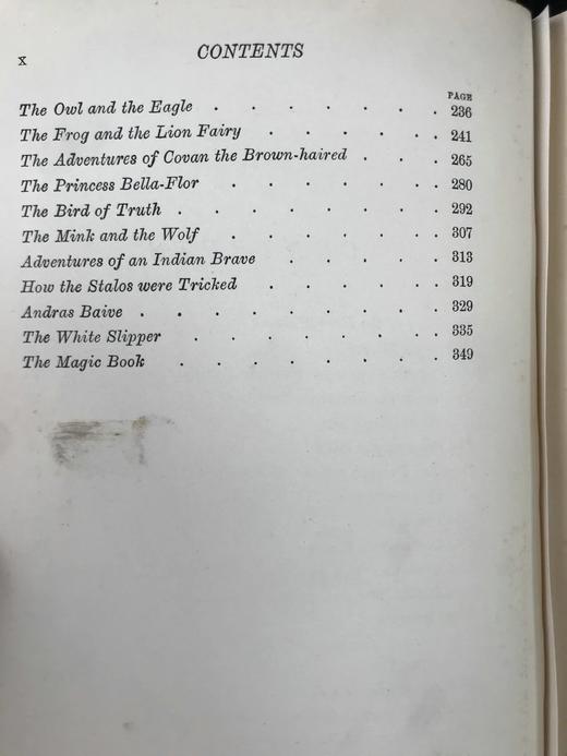 1906年 安德鲁·朗格《橙色童话书》 8幅彩色与大量黑白插图 漆布精装32开 商品图5