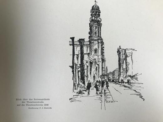 【德语】约20世纪中早期 欧洲城市建筑风光手稿画集 漆布精装大16开 商品图11