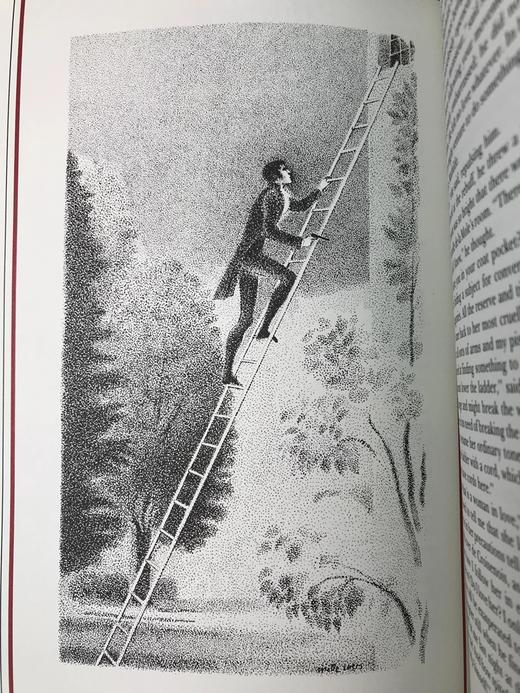 限量版！含藏书票 司汤达《红与黑》 配插图 富兰克林图书馆豪华皮装本 商品图10