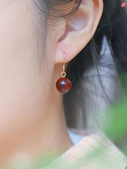 血珀（琥珀）耳坠 商品图8