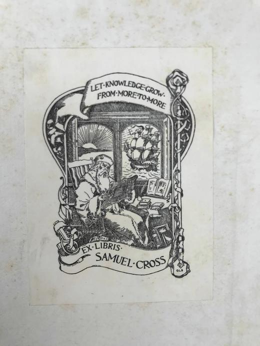 含藏书票！1904年 乔叟《骑士的故事》（现代英文版） 1幅插图 精装36开 商品图2