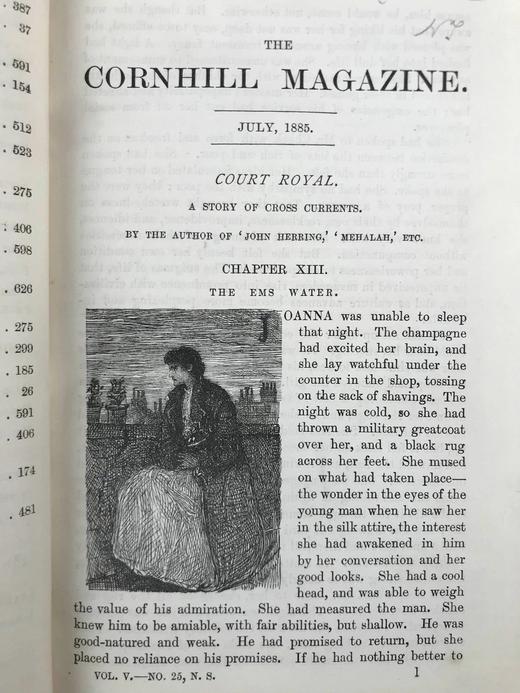 1885年 康希尔杂志 数百幅插图 皮脊精装大32开 商品图5