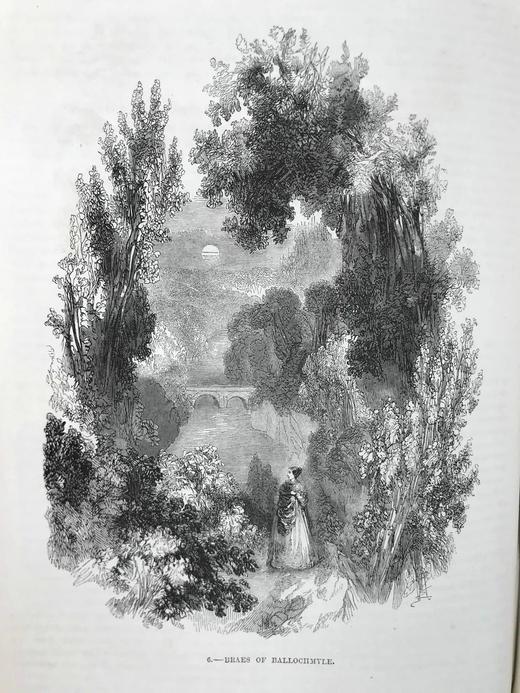 约19世纪后期 大英帝国风光图集（卷3） 百余幅精美版画插图 真皮精装16开 商品图6