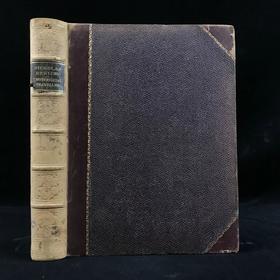 约19世纪后期 狄更斯《尼古拉斯·尼克贝/非商业旅人》 85幅插图（含套色版画） 皮装16开