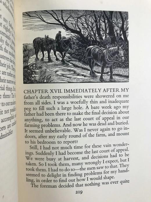 1934年 斯特里特《农夫的荣耀》 拉韦拉特木刻版画插图 精装32开 商品图11