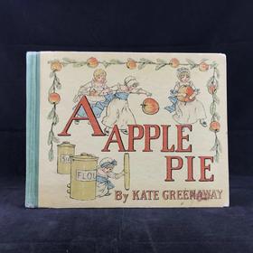 约20世纪早期 凯特·格林纳威《一个苹果派》 20页彩色插图 布脊精装16开