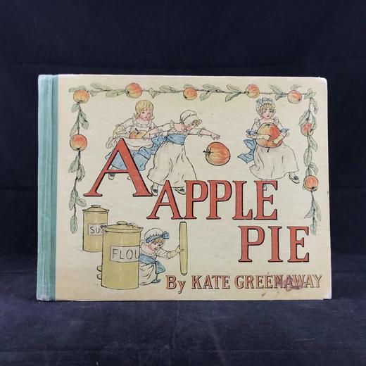 约20世纪早期 凯特·格林纳威《一个苹果派》 20页彩色插图 布脊精装16开 商品图0