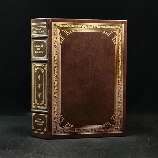 限量版！含藏书票 沃尔特・惠特曼《草叶集》 配插图 富兰克林图书馆豪华皮装本 商品图0