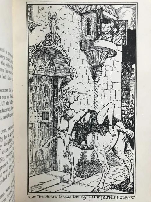 1909年 安德鲁·朗格《深红色童话书》 8幅彩色与大量黑白插图 漆布精装32开 商品图14