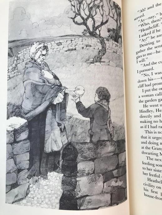 限量版！艾米莉・勃朗特《呼啸山庄》配插图 富兰克林图书馆豪华皮装本 商品图8