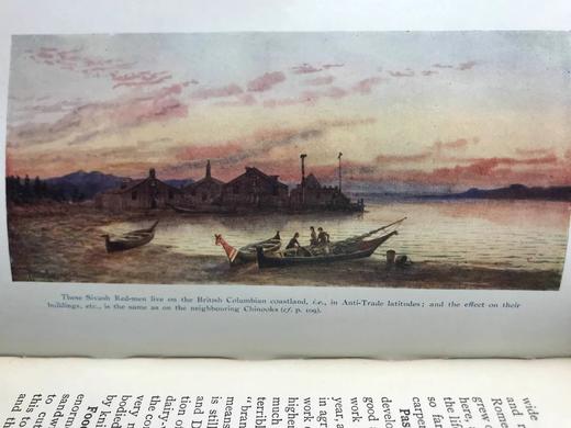 1910年 世界各地风物志含中国内容 24幅彩色插图 漆布精装32开 商品图10