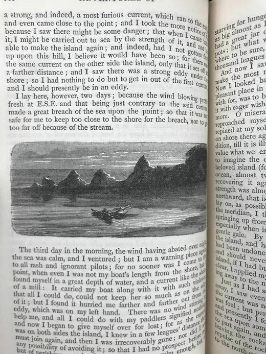 约19世纪后期 鲁宾逊漂流记 约10余幅插图 漆布精装32开 商品图12