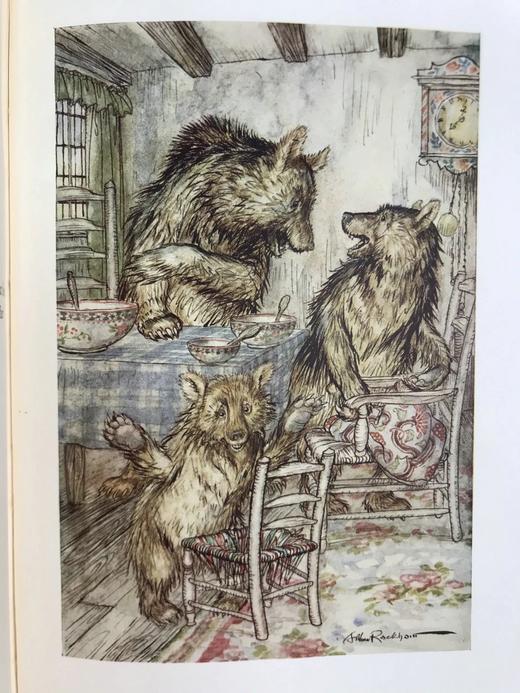 1933年 亚瑟·拉克姆童话集 数十幅精美插图 布面精装大32开 商品图7