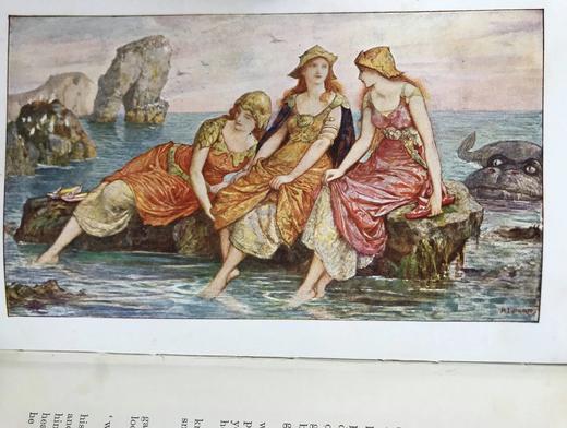 1906年 安德鲁·朗格《橙色童话书》 8幅彩色与大量黑白插图 漆布精装32开 商品图6