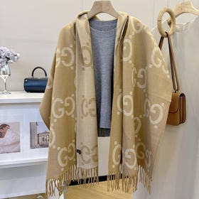 秋冬特惠💰150 古驰围巾 上新！秋冬男女同款，高端羊绒针织围巾