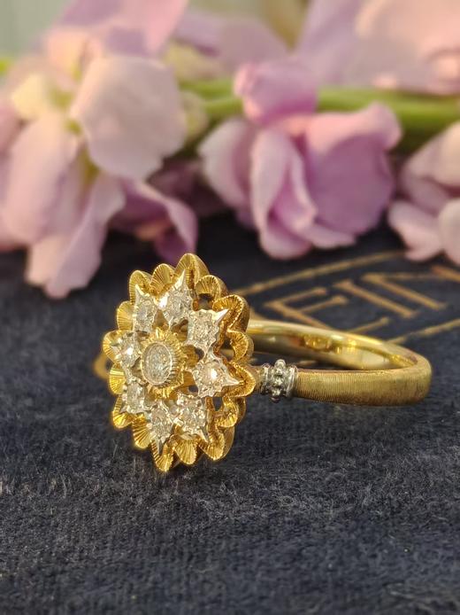 【官价7-8折】meini佛罗伦萨高级定制工坊-【东方织锦系列】黄金 天然钻石 手工 低调 品味 戒指 耳钉 项链 商品图4