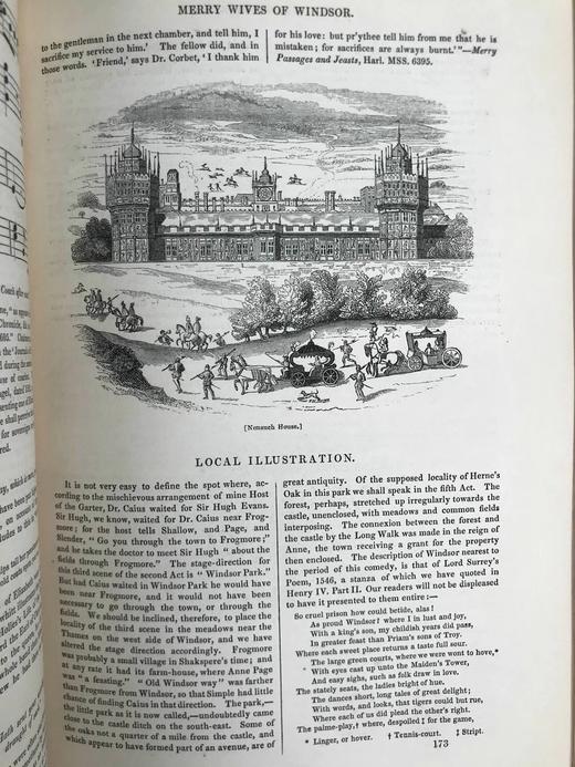 约19世纪后期 莎士比亚作品集（喜剧卷1） 约百幅插图 真皮精装16开 商品图8