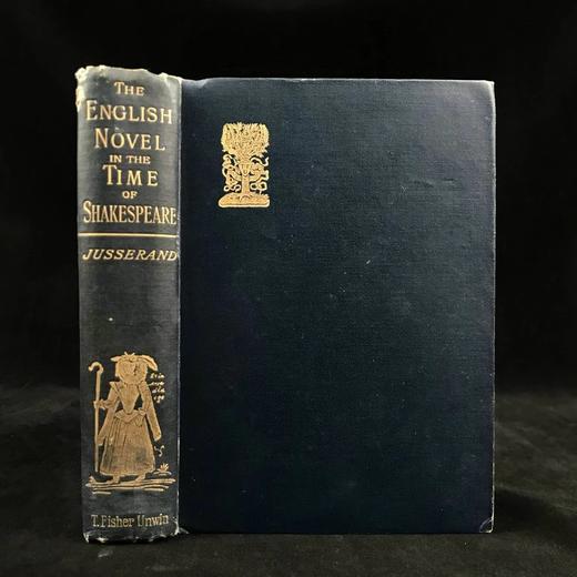 1901年 莎士比亚时代的英国小说 57幅插图 漆布精装32开 商品图0