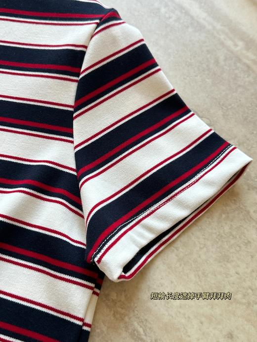 【新年马上蜂猴系列】小禾同款100%棉条纹短袖T恤 商品图10