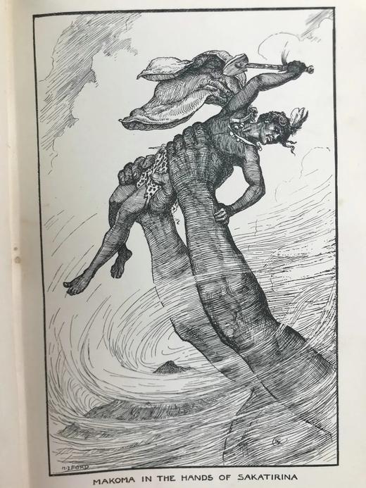 1906年 安德鲁·朗格《橙色童话书》 8幅彩色与大量黑白插图 漆布精装32开 商品图11