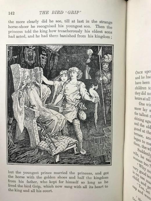 1897年 安德鲁·朗格《粉色童话书》 数十幅精美插图 漆布精装32开 商品图4